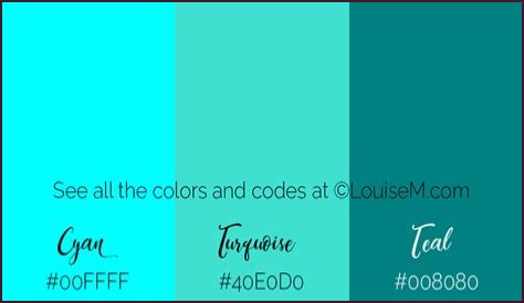 What's the difference between teal blue and teal green?